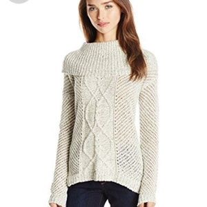 Jack by BB Dakota Cable-Knit Cowl-Neck Sweater